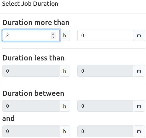 Duration Filter