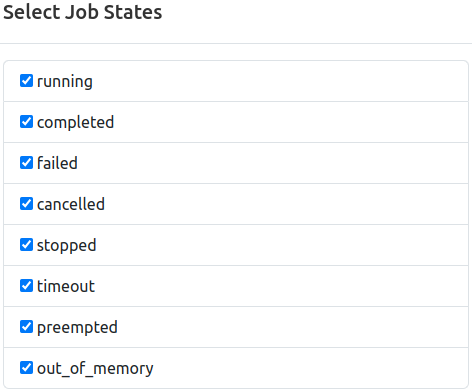 Job State Filter